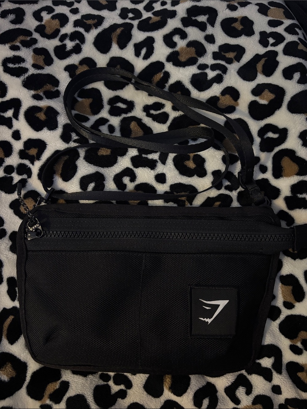 Gymshark Black Crossbody pouch bag
